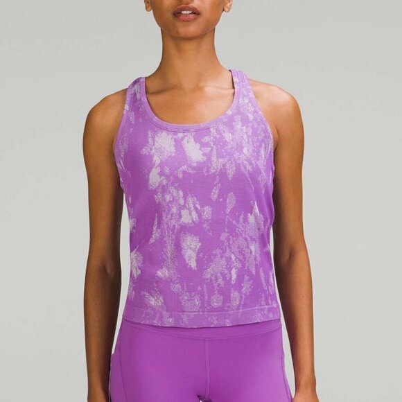 Lululemon Swiftly Tech RB Tank 2.0 *Race Length - Shadow Bloom Moonlit Magenta - Picture 1 of 10
